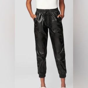 3X BLANKNYC Blackwidow faux leather joggers!